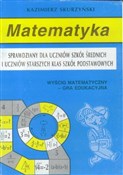Matematyka... - Kazimierz Skurzyński -  books in polish 