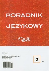 Obrazek Poradnik językowy 2/2009