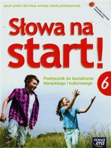 Obrazek Słowa na start 6 Podręcznik do kształcenia literackiego i kulturowego z płytą CD Szkoła podstawowa