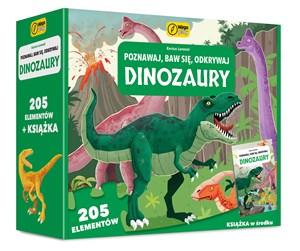 Obrazek Poznawaj baw się odkrywaj Dinozaury Puzzle+książka