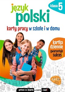 Picture of Język polski. Karty pracy w szkole i w domu Klasa 5