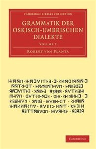 Picture of Grammatik Der Oskisch-Umbrischen Dialekte