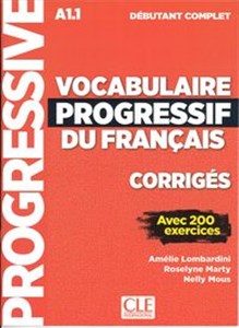 Picture of Vocabulaire progressif du Francais niveau debutant complet A1.1 klucz