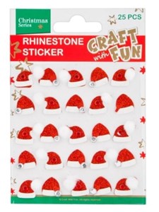 Picture of Ozdoba dekoracyjna kryształki czapka 25szt