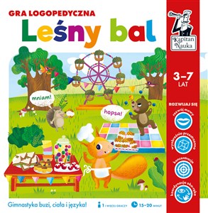Picture of Leśny bal Gra logopedyczna Kapitan Nauka 3-7 lat