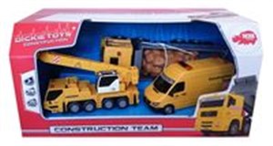 Obrazek Zestaw pojazdów budowlanych z dźwigiem