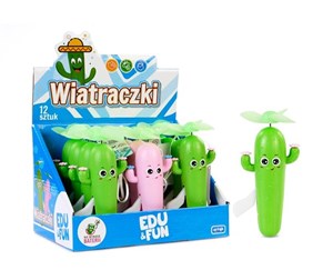 Obrazek Wiatraczek Kaktus Edu&Fun (12szt)