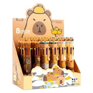 Obrazek Długopis wielokolorowy Kapibara (24szt)