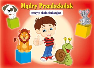 Picture of Mądry przedszkolak Zeszyt edukacyjny okładka czerwona