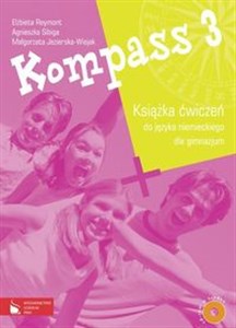 Obrazek Kompass 3 Książka ćwiczeń do języka niemieckiego dla gimnazjum z płytą CD