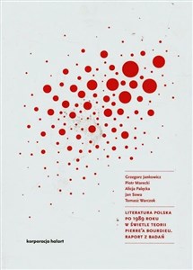 Obrazek Literatura polska po 1989 roku w świetle teorii Pierre'a Bourdieu Raport z badań