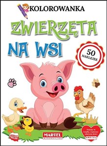 Picture of Zwierzęta na wsi. Kolorowanki z naklejkami
