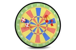 Obrazek Tarcza z rzutkami 36cm