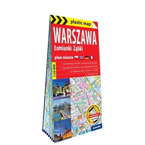 Obrazek Warszawa Łomianki Ząbki foliowany plan miasta 1:26 000