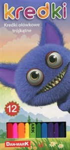 Obrazek Kredki ołówkowe trójkątne 12 kolorów