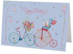 Obrazek Karnet B6 + koperta Urodziny Rowery