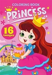 Obrazek Kolorowanka A5 16 obrazków Księżniczka