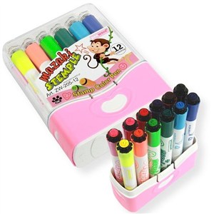 Picture of Mazaki ze stemplami, 12 kolorów