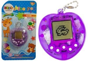 Obrazek Gra elektroniczna Tamagotchi + smycz fioletowa