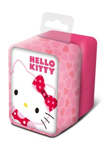 Picture of Zegarek analogowy z czerwonym paskiem w metalowym opakowniu Hello Kitty HK50030