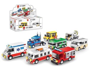 Obrazek Klocki pojazdy miejskie MIX