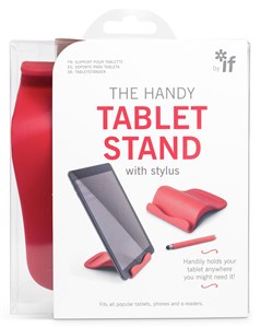 Obrazek Handy Tablet Stand - podstawka pod tablet z rysikiem - czerwona