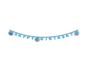 Picture of Banner Happy Birthday Stitch & Angel Disney