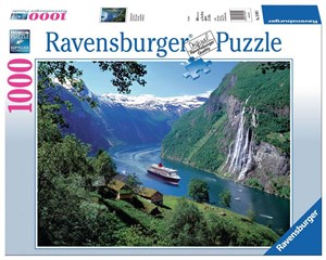 Obrazek Puzzle 2D 1000 Fjord w Norwegii 15804