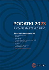 Picture of Podatki 2023 z komentarzem Crido