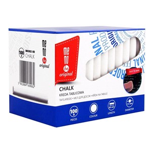 Obrazek Kreda tablicowa biała 100szt MemoBe