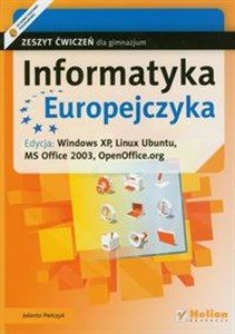 Picture of Informatyka Europejczyka Zeszyt ćwiczeń edycja Windows XP Linux Ubuntu Gimnazjum