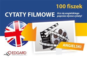 Obrazek Angielski 100 Fiszek Cytaty Filmowe