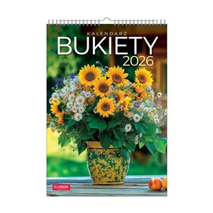 Obrazek Kalendarz 2026 Bukiety A3 ścienny
