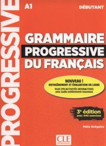 Obrazek Grammaire progressive du français Livre + CD + Livre-web 100% interactif