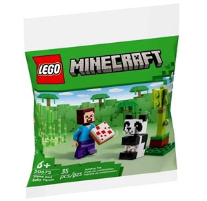 Obrazek LEGO(R) MINECRAFT 30672 Steve i mała panda
