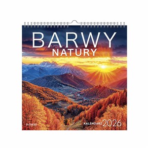 Picture of Kalendarz 2026 Barwy Natury kwadrat ścienny