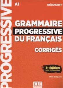Obrazek Grammaire progressive du français Niveau débutant Corrigés