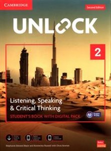 Picture of Unlock 2 Listening, Speaking and Critical Thinking Student's Book with Digital Pack