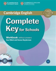 Picture of Complete Key for Schools Workbook without answers with CD
