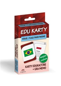 Picture of Edu karty Kraje flagi państwowe + gra memo
