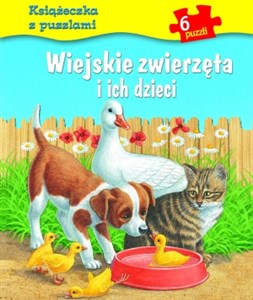Picture of Wiejskie zwierzęta i ich dzieci. Książeczka z puzzlami
