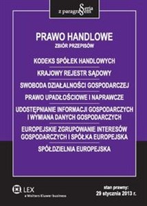 Picture of Prawo handlowe Zbiór przepisów