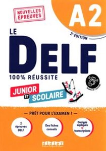 Obrazek DELF 100% reussite A2 scolaire et junior książka + audio