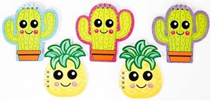 Obrazek Notesik kaktusy i ananasy MIX