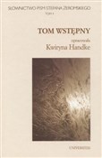 Slownictwo... - Kwiryna Handke -  books in polish 