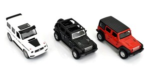 Picture of Samochód metalowy terenowy 1:36 mix