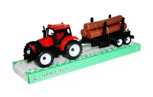 Obrazek Traktor z drewnem