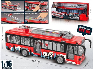 Picture of Autobus czerwony światło dźwięki 1:16