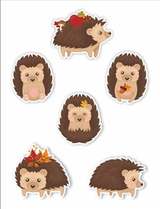 Picture of Dekoracje jesienne - Jeżyk 6szt