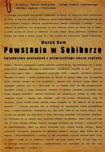 Picture of Powstanie w Sobiborze świadectwa ocalonych z niemieckiego obozu zagłady